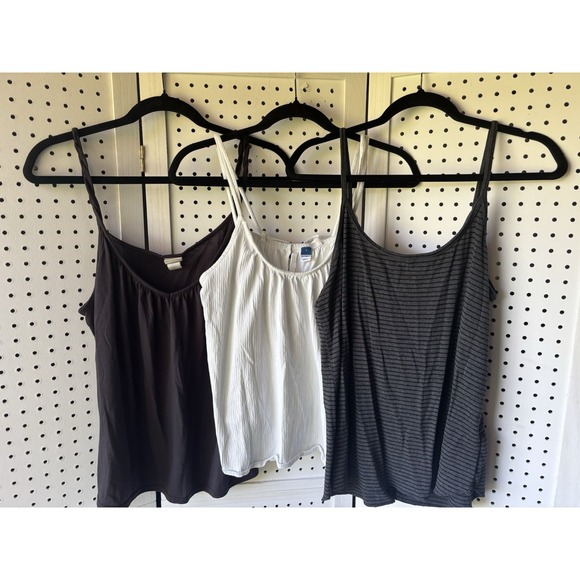 LOT/3 Women's Size Large Tank Tops Old Navy H&M - Picture 1 of 10